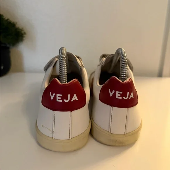 Veja White and Black Sneakers - Picture 3 of 5
